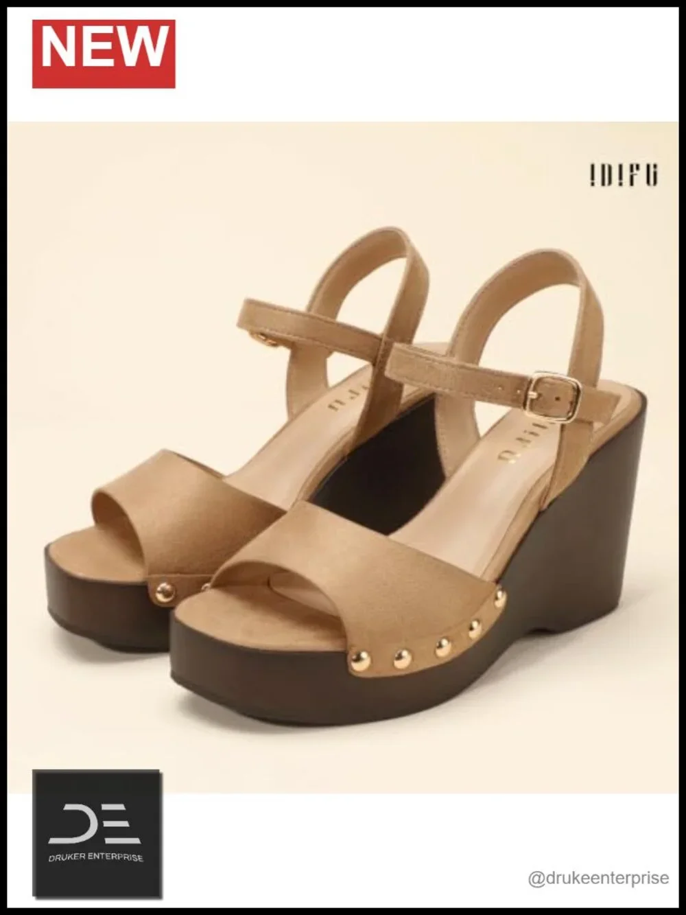 Womens Platform Wedge Sandals Square Open Toe Ankle Strap Summer Dressy